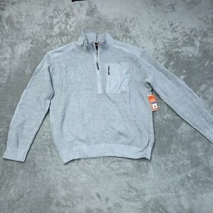 Bass Outdoor Men's XL Mixed Sweater Glacier Gray e0510